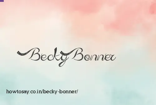 Becky Bonner