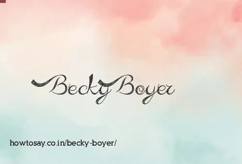 Becky Boyer