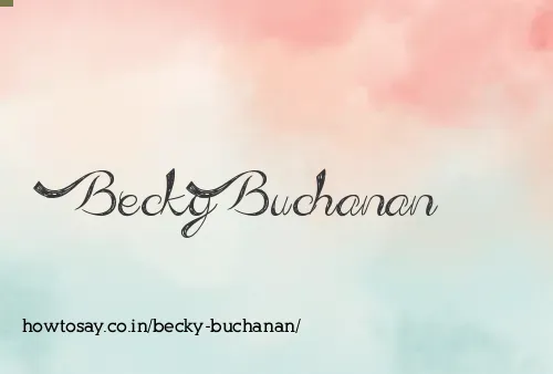 Becky Buchanan