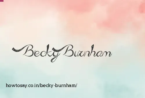 Becky Burnham