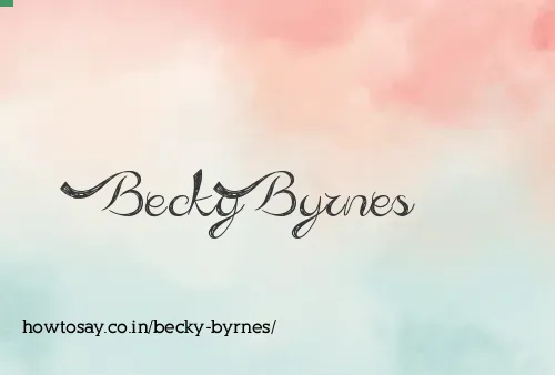 Becky Byrnes