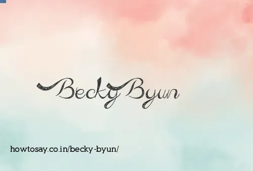Becky Byun