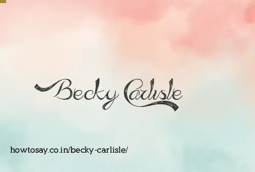 Becky Carlisle