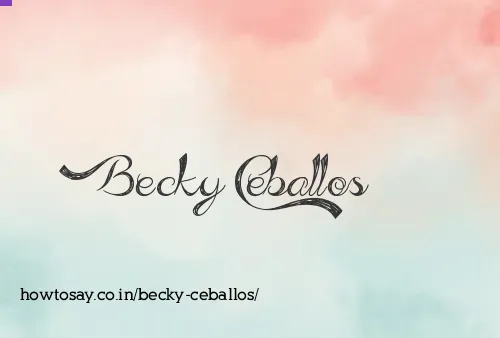 Becky Ceballos