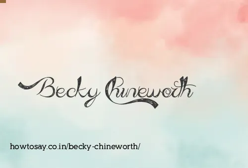 Becky Chineworth