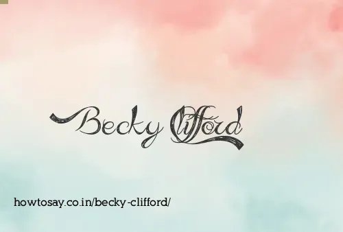Becky Clifford