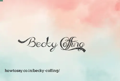 Becky Coffing