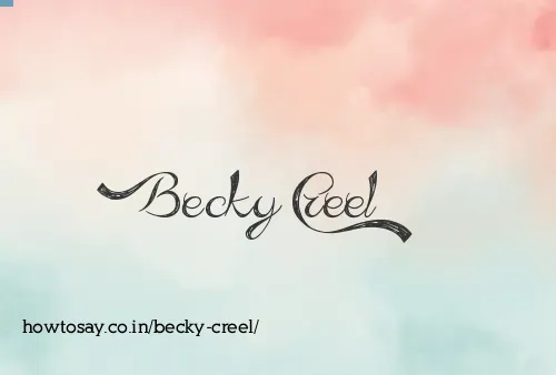 Becky Creel