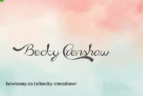 Becky Crenshaw