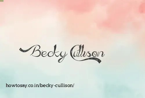Becky Cullison