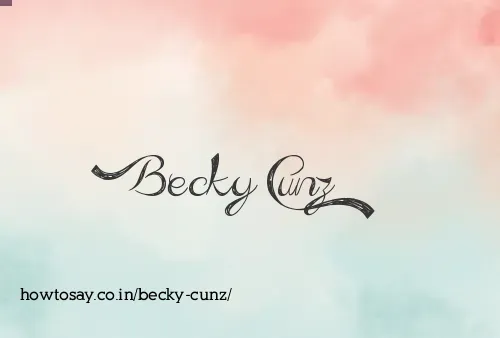 Becky Cunz