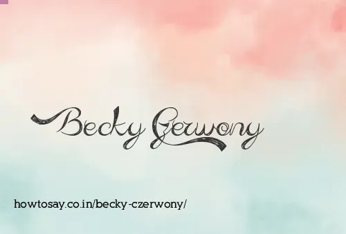 Becky Czerwony