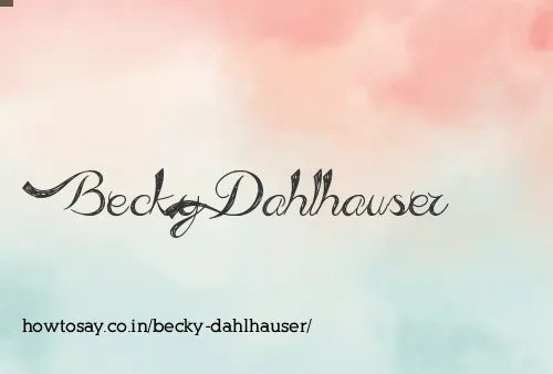 Becky Dahlhauser