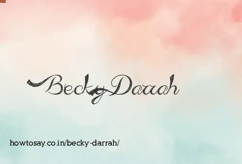 Becky Darrah