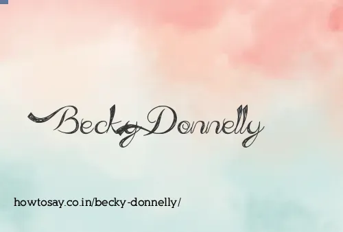 Becky Donnelly