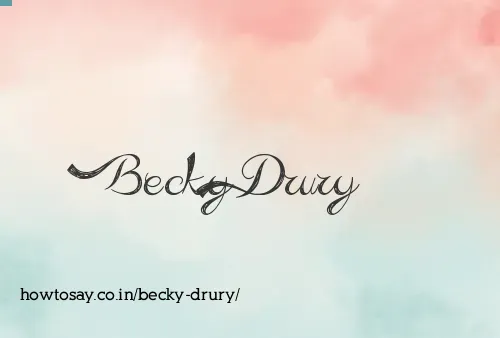 Becky Drury