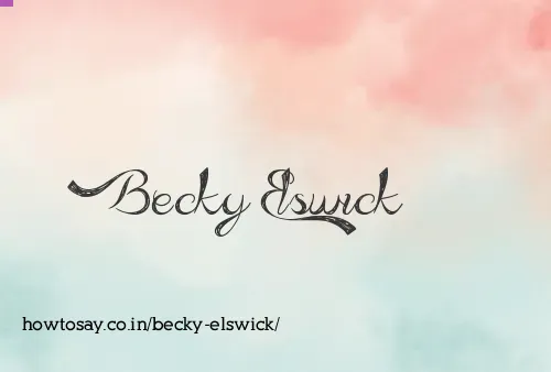 Becky Elswick