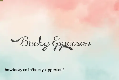 Becky Epperson