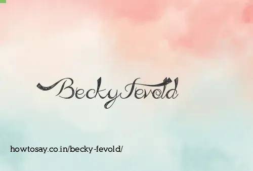 Becky Fevold