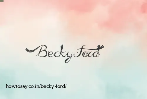 Becky Ford