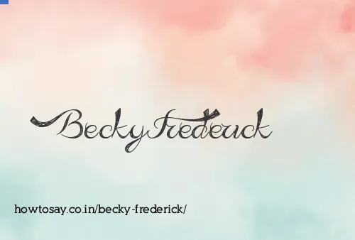 Becky Frederick