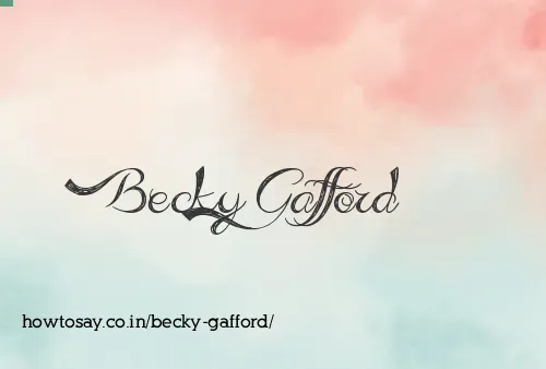Becky Gafford