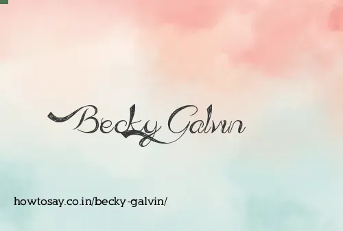 Becky Galvin