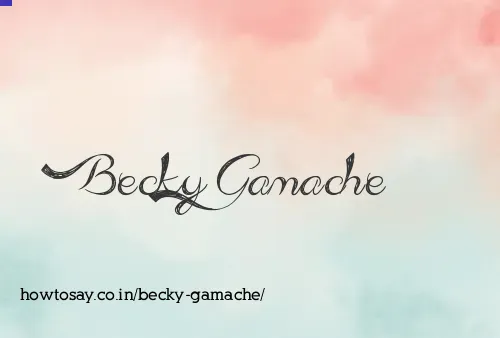 Becky Gamache