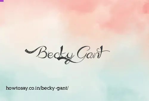 Becky Gant