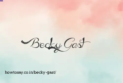 Becky Gast