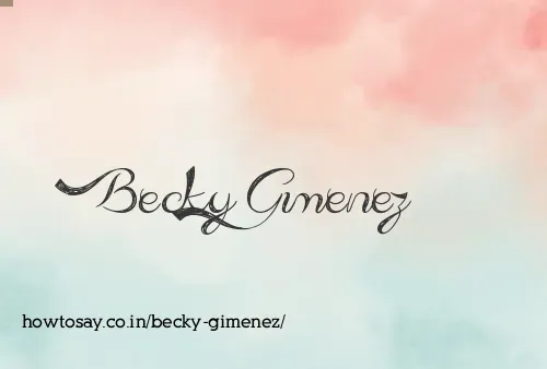 Becky Gimenez
