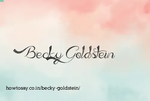 Becky Goldstein