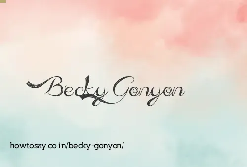 Becky Gonyon