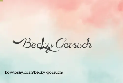 Becky Gorsuch