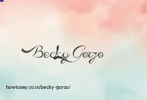 Becky Gorzo