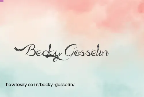 Becky Gosselin