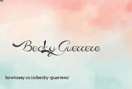Becky Guerrero