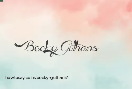 Becky Guthans