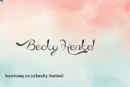 Becky Henkel