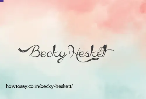 Becky Heskett