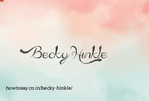 Becky Hinkle
