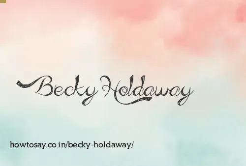 Becky Holdaway