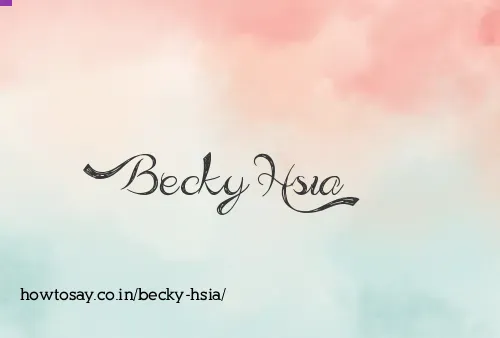 Becky Hsia