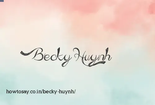 Becky Huynh