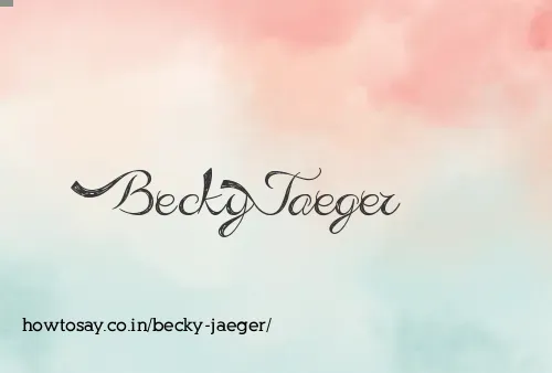 Becky Jaeger