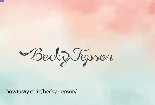 Becky Jepson