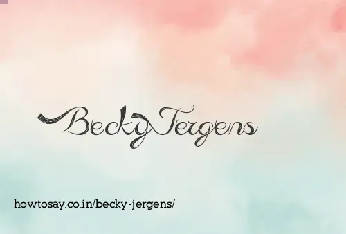 Becky Jergens