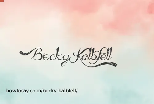 Becky Kalbfell