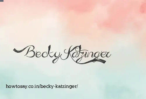Becky Katzinger