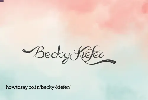 Becky Kiefer